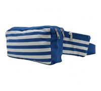Carnival Bum Bag in Cologne Striped Design | Perfect Waist Bag for Your Costume in Red/White | Belt Bag for Fastelovend, Moving & Party | Hands Free for Camels & Kölsch, blue white, bum bag