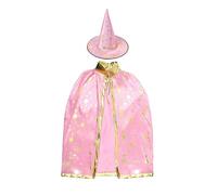 Carnival Cloak Cape Witch Robe Attire Adults Halloween Cosplay Performance, Medieval Court Dramatic Garment Velvet Hooded Full Length Elegant Luxurious Party Theme Outfit Lace Costume #D