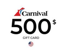 Carnival Cruise Gift Card 500 USD Key - UNITED STATES