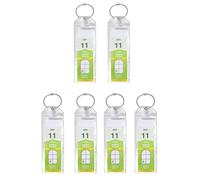 Carnival Cruise Luggage Tags,6pcs E-tag Holders - with Loops Water Resistant Thicken Clear Luggage Tags for Carnival Cruise, Cruise Accessories Must Have