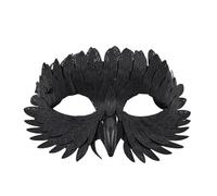 Carnival Delicate Bird Masquerade Carnival Half Face Owl Feather Face Graduation Party Decorations 2022 And (A, One Size)