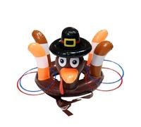 Carnival Games - Inflatable Turkey Hat Toss, 10.24x7.87 Inches Party Activity with Fun Challenge, Outdoor Game offering Easy Setup, Backyard Birthday Camping Beach Classroom School Picnic Playground