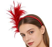 Carnival Headband, Comfortable Fit, 20x20cm, Fe A-tHer Headband, Holiday Headwear, Convenient To Use, For Women Seasonal Celebration Family Gathering Concert Event School Vacation