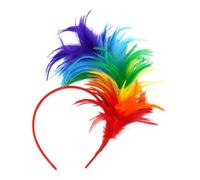 Carnival Headband, Comfortable Fit, 20x20cm, Fe A-tHer Headband, Holiday Headwear, Convenient To Use, For Women Seasonal Celebration Family Gathering Concert Event School Vacation