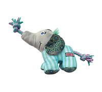 Carnival Knots Elephant Dog Toy, Small/Medium Durable Knotted Rope, Minimal Stuffing for Less Mess, Fun & Interactive Toy for Dogs, Promotes Playtime, Ideal for Medium to Small Dogs.