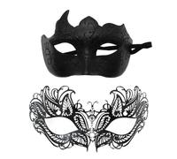 Carnival Masque,2X Masquerade Blindfold Face Covers | Glittering Masquerade Masques Set, Cosplay Accessories for Halloween Carnival