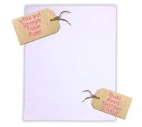 Carnival Papers Wet Strength Tissue Paper 35 x 27.5 cm Sheets, 240 Pack - White Tissue Paper for Gel Plate Printing, Mixed Media, Crafts & Clay Tracing