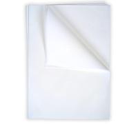 Carnival Papers Wet Strength Tissue Paper A4 240 Sheets White 29.7 x 21 cm | True A4 acid-free white tissue for gel plate printing, mixed media, collage, lantern making sculpture & creative art projects