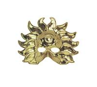 Carnival Toys Adult Plastic Golden Sun Mask