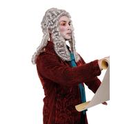Carnival Wig Aristocracy Baroque Renaissance Judge Lord Gray WIG002-K309