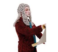 Carnival Wig Aristocracy Baroque Renaissance Judge Lord Gray WIG002-K309