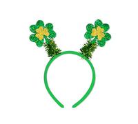 Carnivals Bowknot Shamrock Hair Hoop Eye Catching Patricks Day Headband Christmas Party Headwear For Teenagers Irish Headbands For Women For Girls For Men
