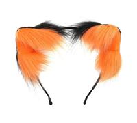 Carnivals Cartoon Foxes Ear Hair Hoop Woman Headband Makeup Headband for Easter Carnivals Cosplay Hair Accessories