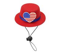 Carnivals Hat With Hair Clip For Independence Days Festival Small Top Hat Patriotic Holiday Party For All Age And Pet Festival Decorations