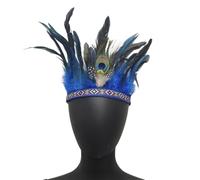 Carnivals Party Headband For MardiGras Festival Holiday Adult Feather Hairband Role Play Stage Headwear Party Supply