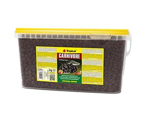 CARNIVORE 5L / 3kg - high-protein food for carnivorous fish with enhanced digestibility and immunity support