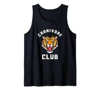 Carnivore Club, Carnivore Diet, Tiger Carne Funny Tank Top