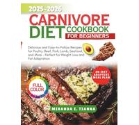 Carnivore Diet Cookbook for Beginners: Delicious and Easy-to-Follow Recipes for Poultry, Beef, Pork, Lamb, Seafood, and More - Perfect for Weight Loss and Fat Adaptation (Colourful Culinary Kitchen)