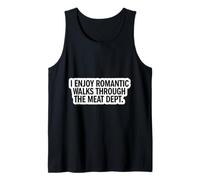Carnivore Diet I Enjoy Romantic Walks Through The Meat Dept. Tank Top