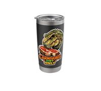 Carnivore Diet Only T-Rex Steak Stainless Steel Insulated Tumbler