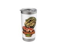 Carnivore Diet Only T-Rex Steak Stainless Steel Insulated Tumbler