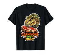 Carnivore Diet Only T-Rex Steak T-Shirt