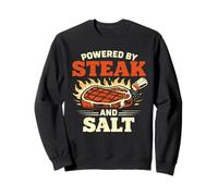 Carnivore Diet Steak Lover Powered by Steak and Salt Sweatshirt