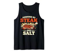 Carnivore Diet Steak Lover Powered by Steak and Salt Tank Top