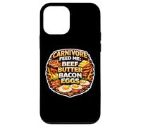 Carnivore Feed Me Beef Butter Bacon Eggs Meat Eater Diet Fan Case for iPhone 12 mini