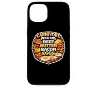 Carnivore Feed Me Beef Butter Bacon Eggs Meat Eater Diet Fan Case for iPhone 13