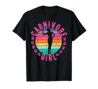 CARNIVORE GIRL MEAT EATER STEAK LOVER CUTE FIT COWGIRL WOMAN T-Shirt