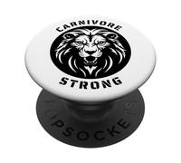 Carnivore Lion Diet Fitness PopSockets Adhesive PopGrip