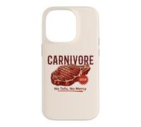 Carnivore Meat Lover Keto BBQ Beef Steak - No Tofu, No Mercy Case for iPhone 14 Pro
