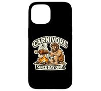 Carnivore Since Day One Meat Eater Caveman Nutrition Diet Case for iPhone 15