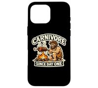 Carnivore Since Day One Meat Eater Caveman Nutrition Diet Case for iPhone 16 Pro Max