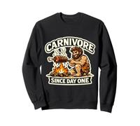 Carnivore Since Day One Meat Eater Caveman Nutrition Diet Sweatshirt