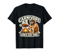Carnivore Since Day One Meat Eater Caveman Nutrition Diet T-Shirt