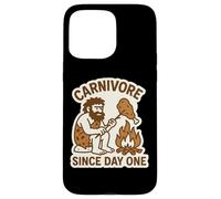 Carnivore Since Day One Meat Eater Nutrition Caveman Diet Case for iPhone 15 Pro Max