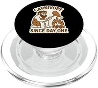 Carnivore Since Day One Meat Eater Nutrition Caveman Diet PopSockets PopGrip for MagSafe