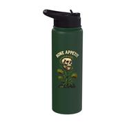 Carnivorous Plant Bone Appétit Venus Flytrap Skull Stainless Steel Insulated Water Bottle