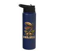 Carnivorous Plant Death Bloom Venus Flytrap Skull Stainless Steel Insulated Water Bottle
