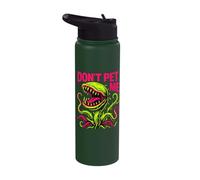 Carnivorous Plant Don´t Pet Me Venus Flytrap Vines Stainless Steel Insulated Water Bottle