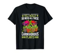 Carnivorous Plants Lover Men Sarracenia Venus Fly Trap T-Shirt