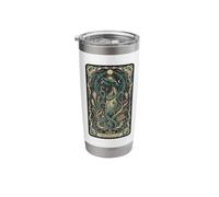 Carnivorous Tarot Card Venus Flytrap Botanical Sarracenia Stainless Steel Insulated Tumbler