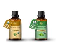 Carno Calm Frankincense & Peppermint Essential Oil 30ml - 100% Pure & Natural | USDA Organic Boswellia Oil & Pepper Mint Oil for Aromatherapy, Diffuser & Home Fragrance - 1 fl oz