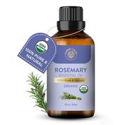Carno Calm Organic Rosemary Essential Oil 30ml - 100% Pure & Natural | Therapeutic Grade Rosemary Oil for Hair Growth, Skin, Aromatherapy & Diffuser - 1 fl oz