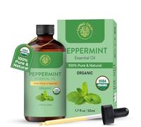 Carno Calm Peppermint Essential Oil 50ml - 100% Pure Oil for Diffuser, DIYs