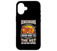 Carnotaurus Dinosaurs Never Went To The Vet Veterinarian Case for iPhone 16