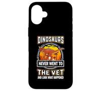Carnotaurus Dinosaurs Never Went To The Vet Veterinarian Case for iPhone 16 Plus