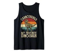 Carnotaurus My Favorite Dinosaur Tank Top